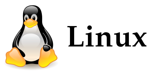 linux logo with tux on a white background